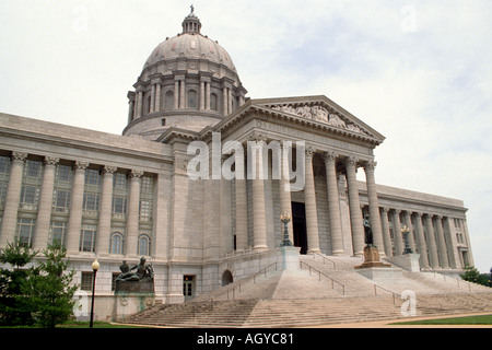 Jefferson City Missouri State Capitol Building Foto Stock