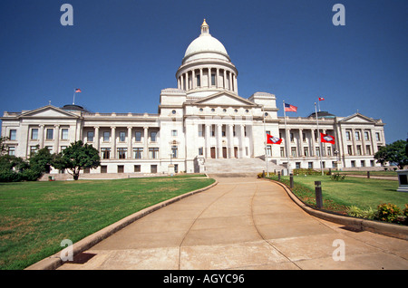 Little Rock Arkansas State Capitol Building Foto Stock