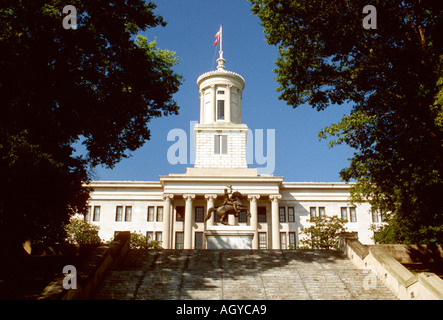 Il Nashville Tennessee State Capitol Building Foto Stock