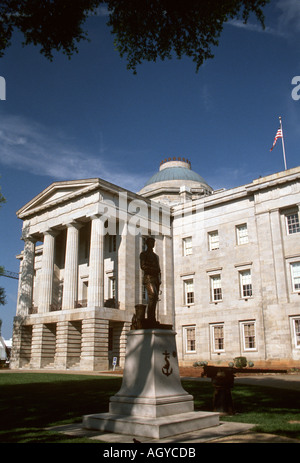 Raleigh North Carolina State Capitol Building Foto Stock