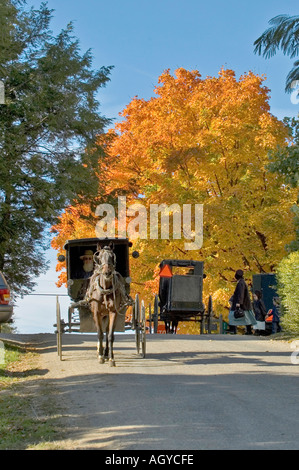 Vita Amish in Millersburg e Sugar Creek Isoloni County Ohio Foto Stock