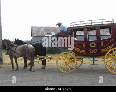 Stagecoach per noleggio Foto Stock