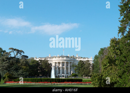 La Casa Bianca a Washington DC, Stati Uniti d'America Foto Stock