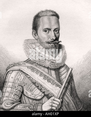 Edward Cecil, 1° Visconte Wimbledon, 1572 – 1638. Comandante navale militare inglese. Foto Stock
