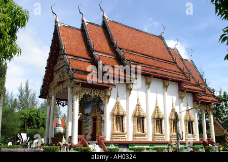 Nuovo complesso Pagoda Wat Phra Nang Sang sull'Isola di Phuket Thailandia Foto Stock