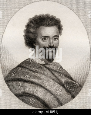 Edward Herbert, primo barone Herbert di Cherbury (o Chirbury), 1582–1648. Soldato anglo-gallese, diplomatico, storico, poeta e filosofo religioso. Foto Stock