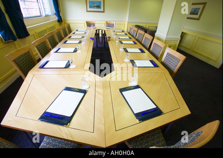 Sala riunioni nel liner hotel Liverpool Merseyside Foto Stock