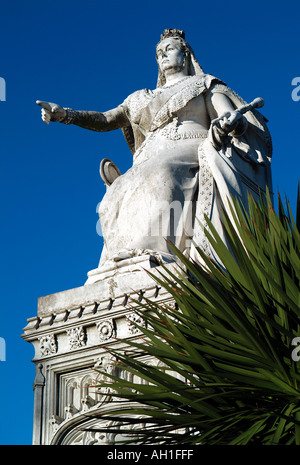 Statua della regina Victoria a southend, Essex, Inghilterra Foto Stock