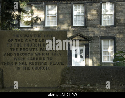 Bronte Parsonage Haworth West Yorkshire Regno Unito Foto Stock