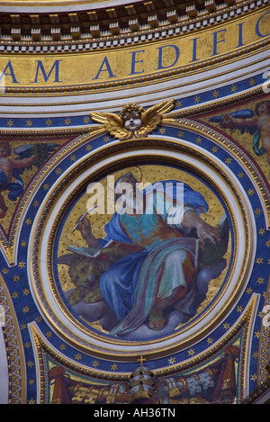 Roma Basilica di San Pietro Arte Dome Foto Stock