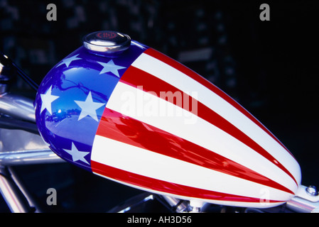 Cmc Captian america Harley Davidson peter fonda easy rider trinciapaglia Foto Stock