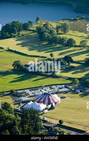 Billy di smarts circus a Grasmere, Lake District, REGNO UNITO Foto Stock