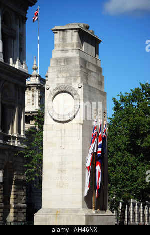 Il Cenotaph, Whitehall, La City Of Westminster, Greater London, Inghilterra, Regno Unito Foto Stock