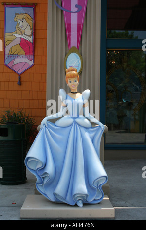 Fata Principessa statua a destinazione Disney in Orlando Florida Fl Foto Stock