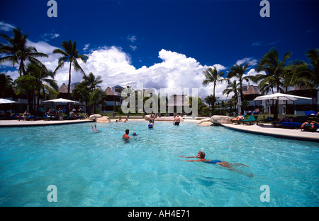 Piscina Sheraton Denarau Villas Denarau Island Isole Figi Foto Stock