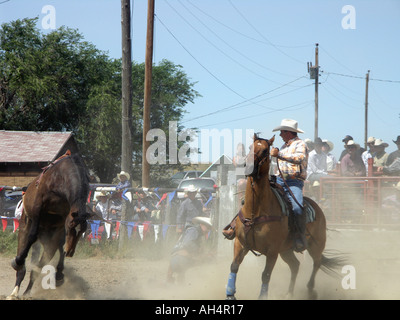 sollevando la polvere Foto Stock