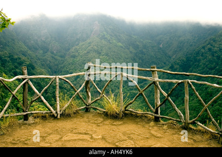 Levada a piedi di Madera Foto Stock