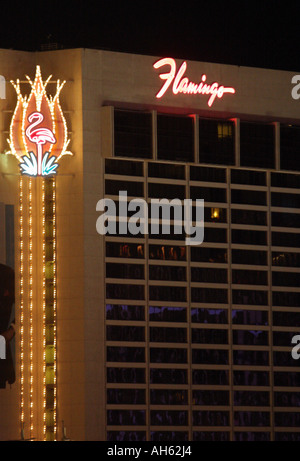 Il Flamingo Hotel e Casinò sulla Strip di Las Vegas, Nevada Foto Stock