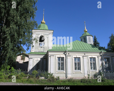 Della più antica chiesa ortodossa nella fortificazione di Lappeenranta FINLANDIA Foto Stock