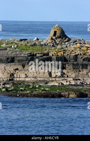 Crab Island nel porto di Doolin, County Clare, Repubblica di Irlanda Foto Stock