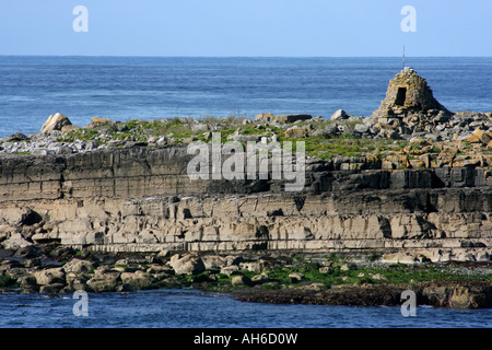 Crab Island nel porto di Doolin, County Clare, Repubblica di Irlanda Foto Stock