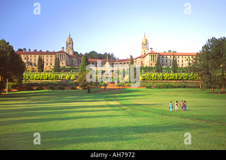 L'Unione degli edifici (parlamento) a Pretoria, la capitale amministrativa del Sud Africa. Foto Stock