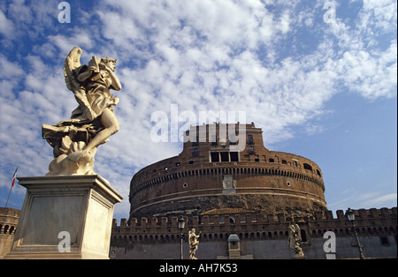 Castel Sant'Angelo a Roma, Italia Foto Stock