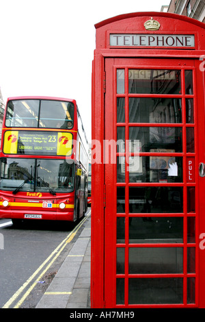 Double Decker Bus London REGNO UNITO Foto Stock