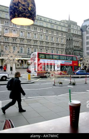 Double Decker Bus London REGNO UNITO Foto Stock