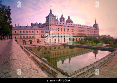San Lorenzo de El Escorial, Provincia di Madrid, Spagna. El Escorial Monastero Foto Stock