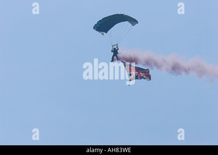 Army parachute team display lowestoft air festival Foto Stock