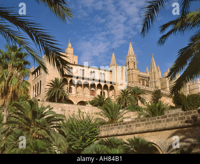Palma de Maiorca Isole Baleari Spagna La Almudaina palace Foto Stock