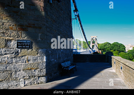 Il ponte sospeso di Clifton, Bristol, Inghilterra, Regno Unito Foto Stock