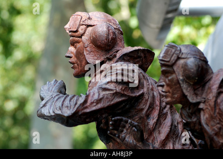 Battle of Britain Memorial sul terrapieno, London, England, Regno Unito Foto Stock