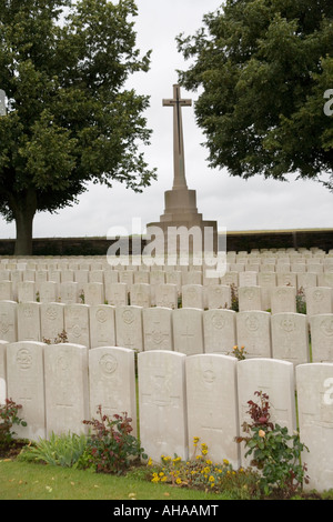 Serre strada numero 1 delle tombe di guerra del Commonwealth britannico della commissione cimitero della Prima Guerra Mondiale, serre, Somme,Francia Foto Stock