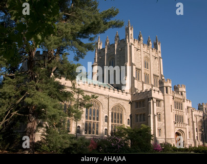 Il campus della co vassar college educativi e Thompson libreria in poughkeepsie new york stati uniti d'America Foto Stock