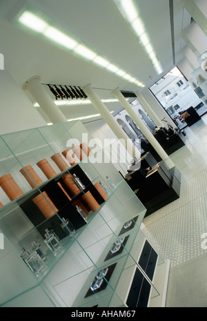 Milano Italia Trussardi negozio di lusso store Foto Stock