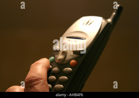 Mano del telefono cordless 2004 Foto Stock