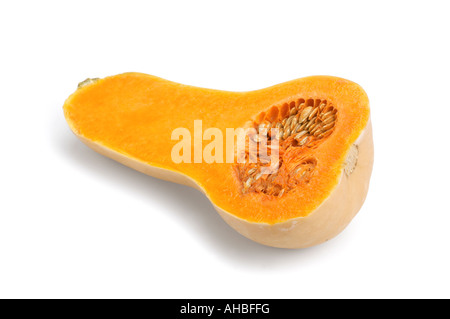 La Zucca dimezzato Foto Stock