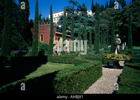 Il Giardino Giusti Verona Italia Foto Stock