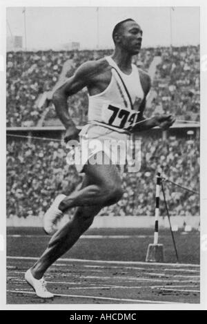 Olimpiadi 1936 Jesseowens Foto Stock