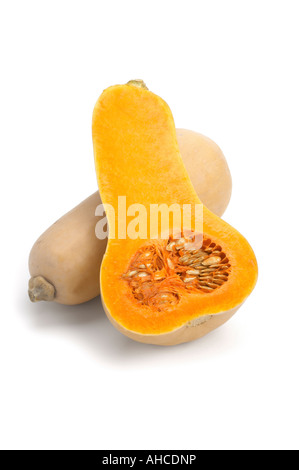 La Zucca dimezzato Foto Stock