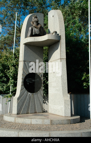 Un monumento di Guynemer (Dunkirk-France) Foto Stock