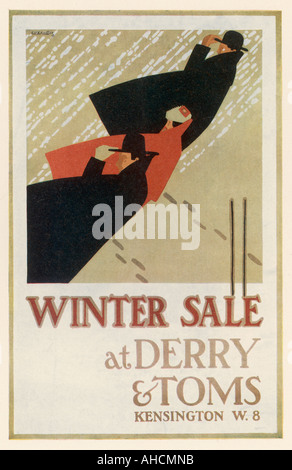 Derry e Toms Poster Foto Stock