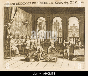 Giuseppe si rivela Foto Stock