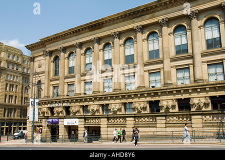 St Georges Hall nel centro città Bradford West Yorkshire Inghilterra Foto Stock