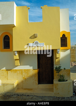 Una tradizionale casa Nubiano in villaggio Koti sull isola Elefantina Foto Stock