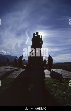 Commando Memorial vicino a Spean Bridge Inverness Shire Foto Stock
