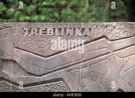 WW II campo di concentramento di Treblinka, Polonia Foto Stock