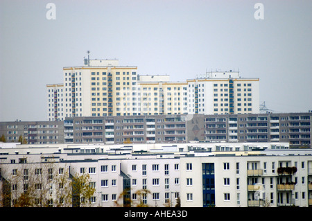 Multistoried edifici a Berlino Germania Foto Stock